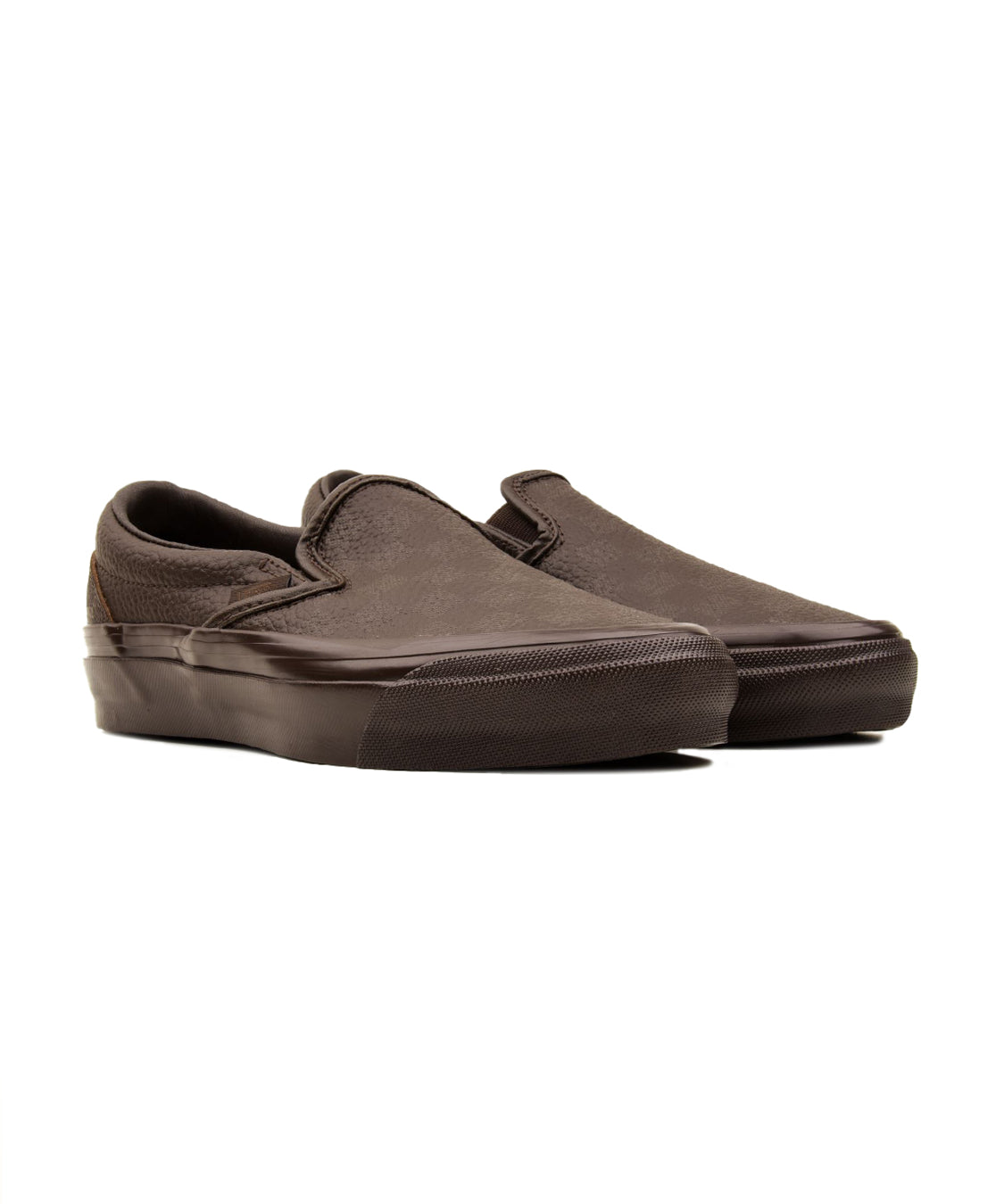 Sneakers Basse LX Classic Slip-On 98 Leather VANS Unisex - Marrone