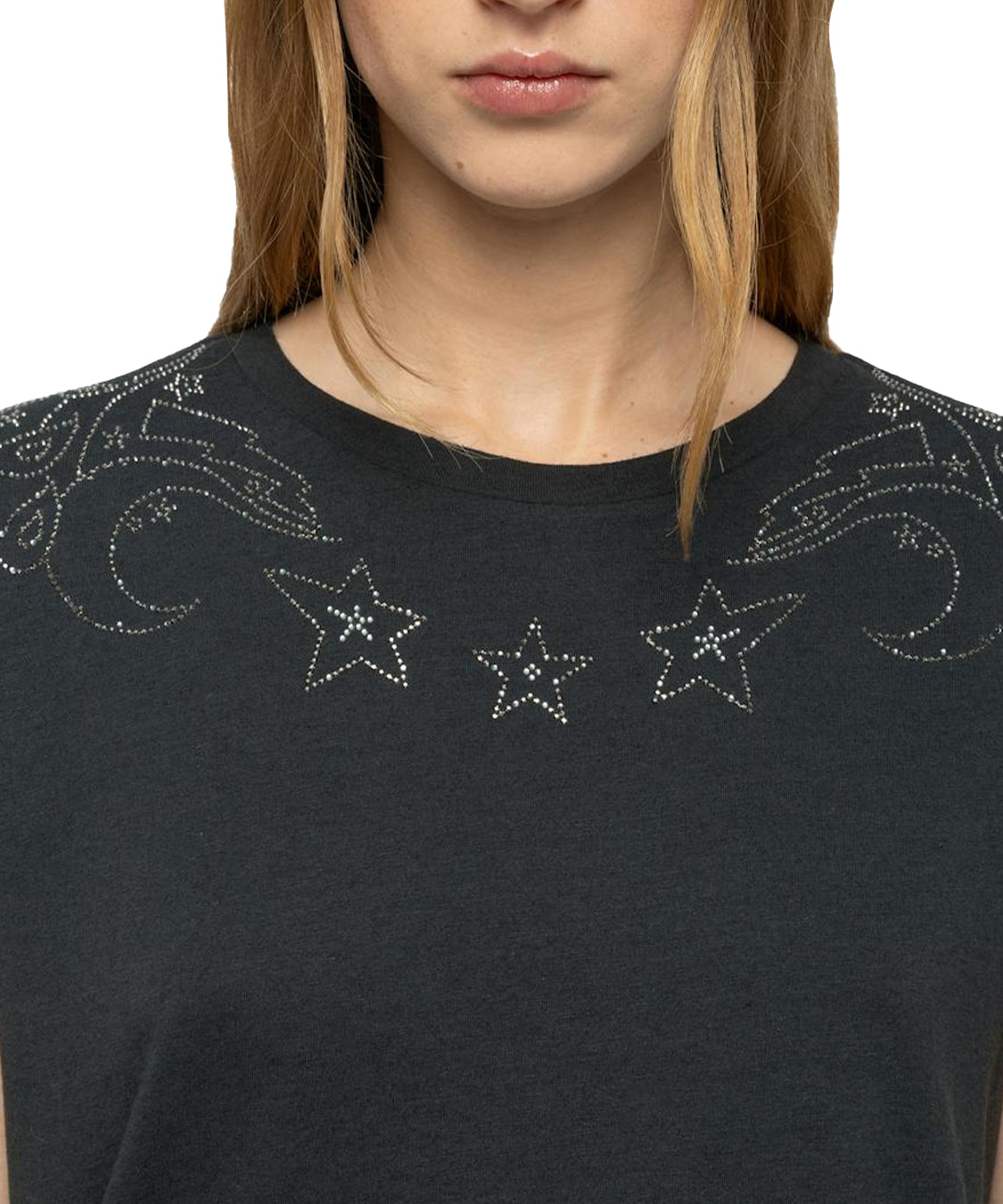 T-shirt Alys con strass ZADIG&VOLTAIRE Donna - Grigio