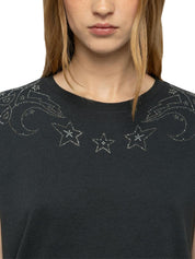 T-shirt Alys con strass ZADIG&VOLTAIRE Donna - Grigio
