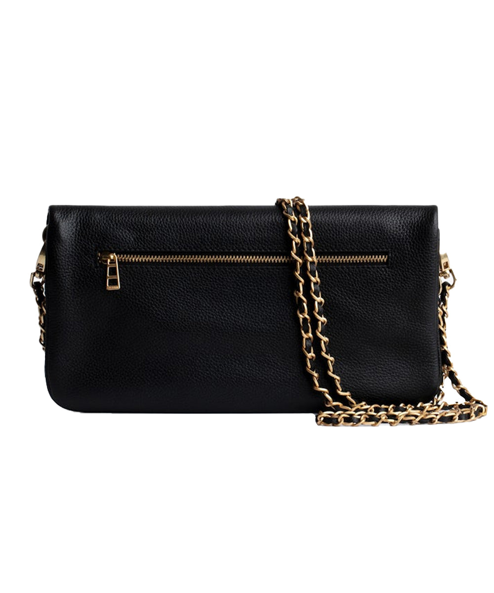 Pochette Rock grained leather ZADIG&VOLTAIRE Donna - Nero