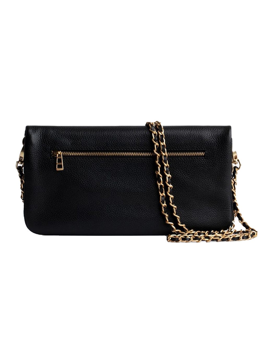 Pochette Rock grained leather ZADIG&VOLTAIRE Donna - Nero