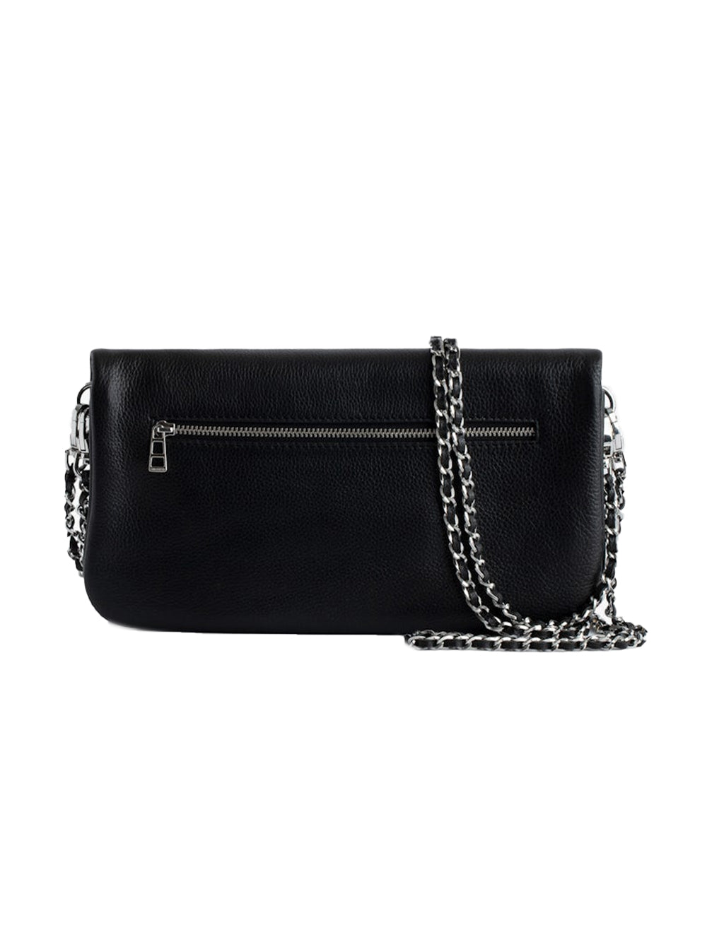 Pochette Rock grained leather ZADIG&VOLTAIRE Donna - Nero