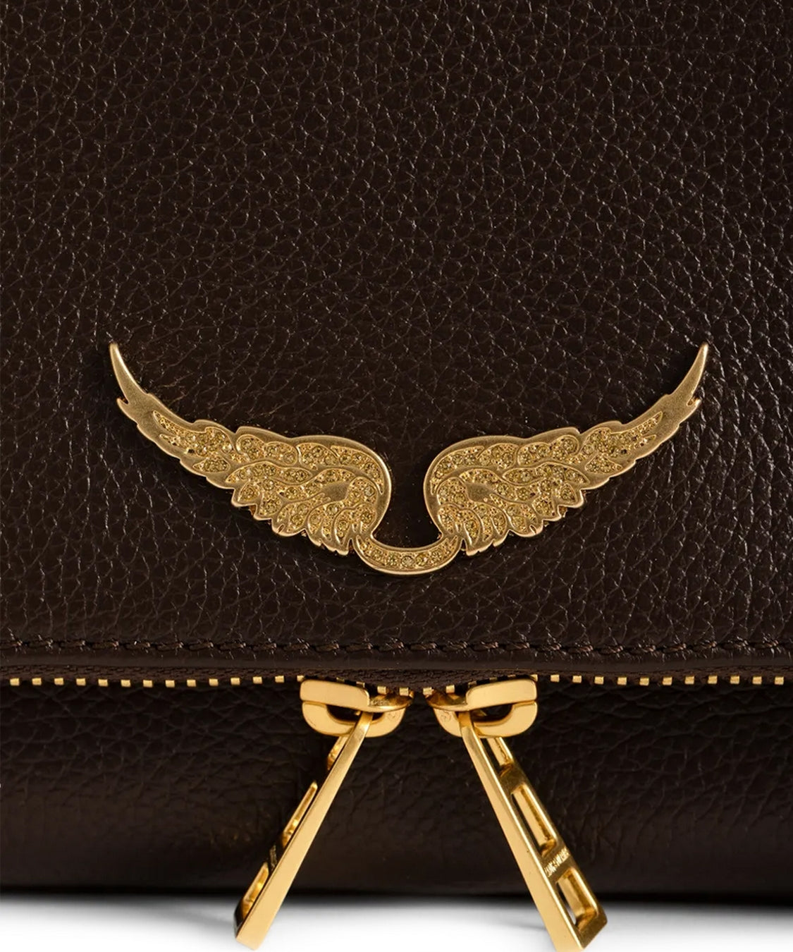 Pochette Rock Grained Leather ZADIG&VOLTAIRE Donna - Marrone