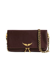Pochette Rock Grained Leather ZADIG&VOLTAIRE Donna - Viola