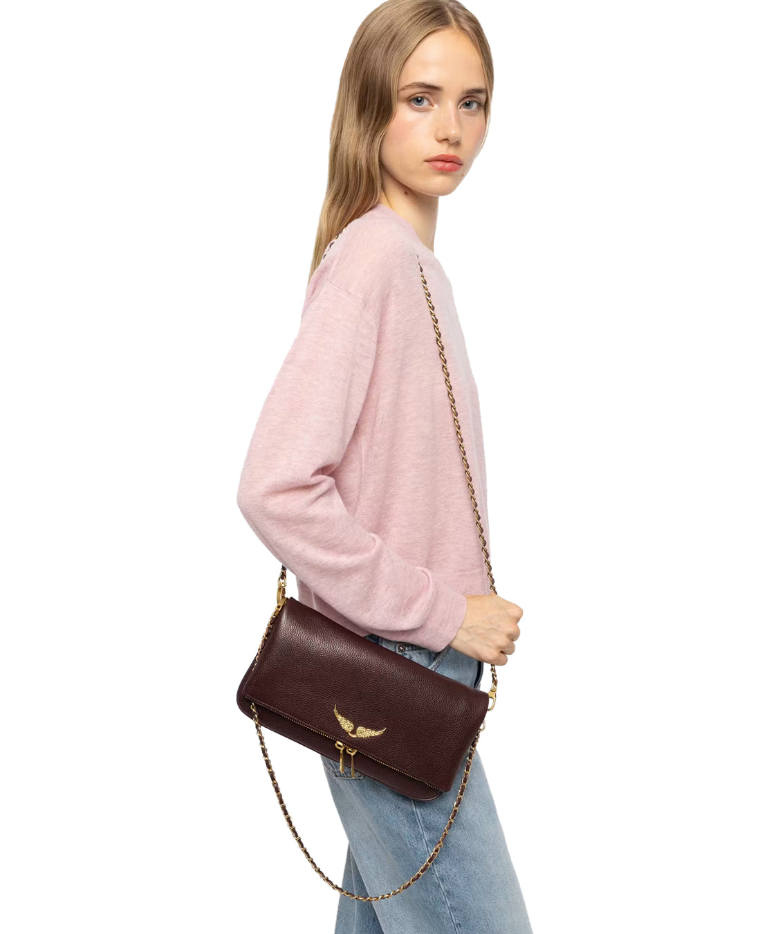 Pochette Rock Grained Leather ZADIG&VOLTAIRE Donna - Viola