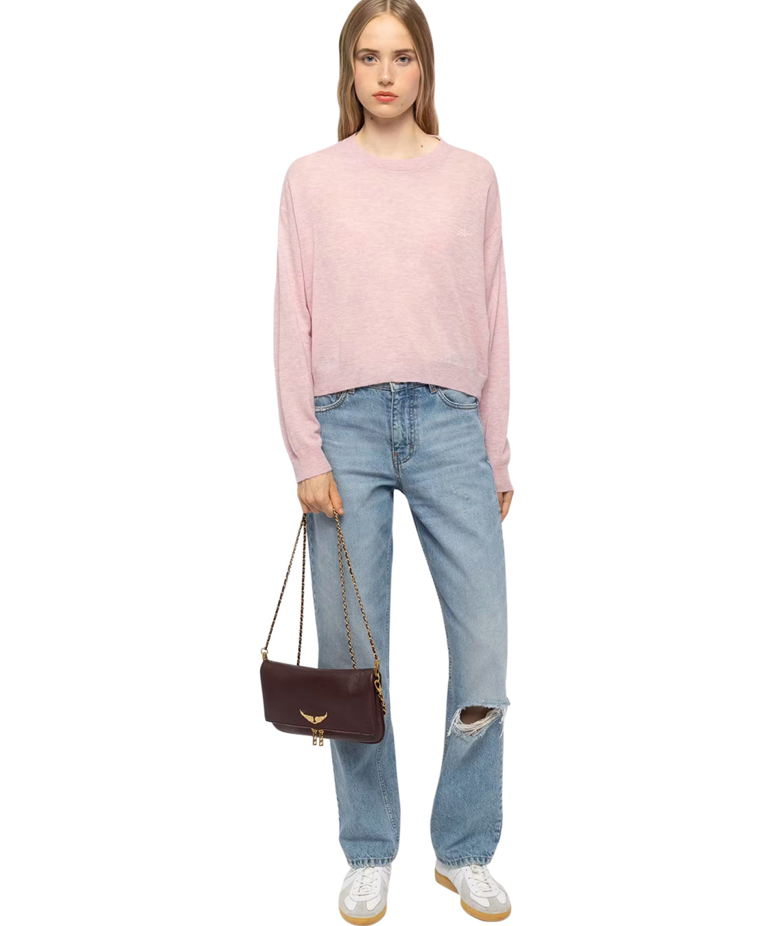 Pochette Rock Grained Leather ZADIG&VOLTAIRE Donna - Viola