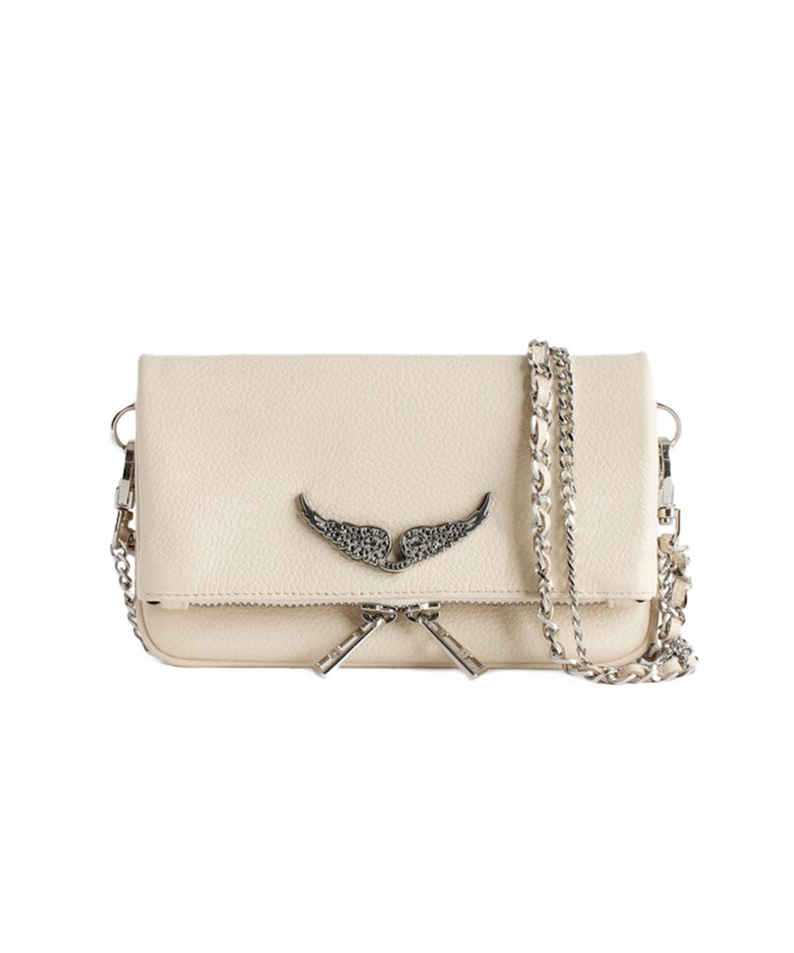 Pochette Rock Mini Grained Leather ZADIG&VOLTAIRE Donna - Bianco