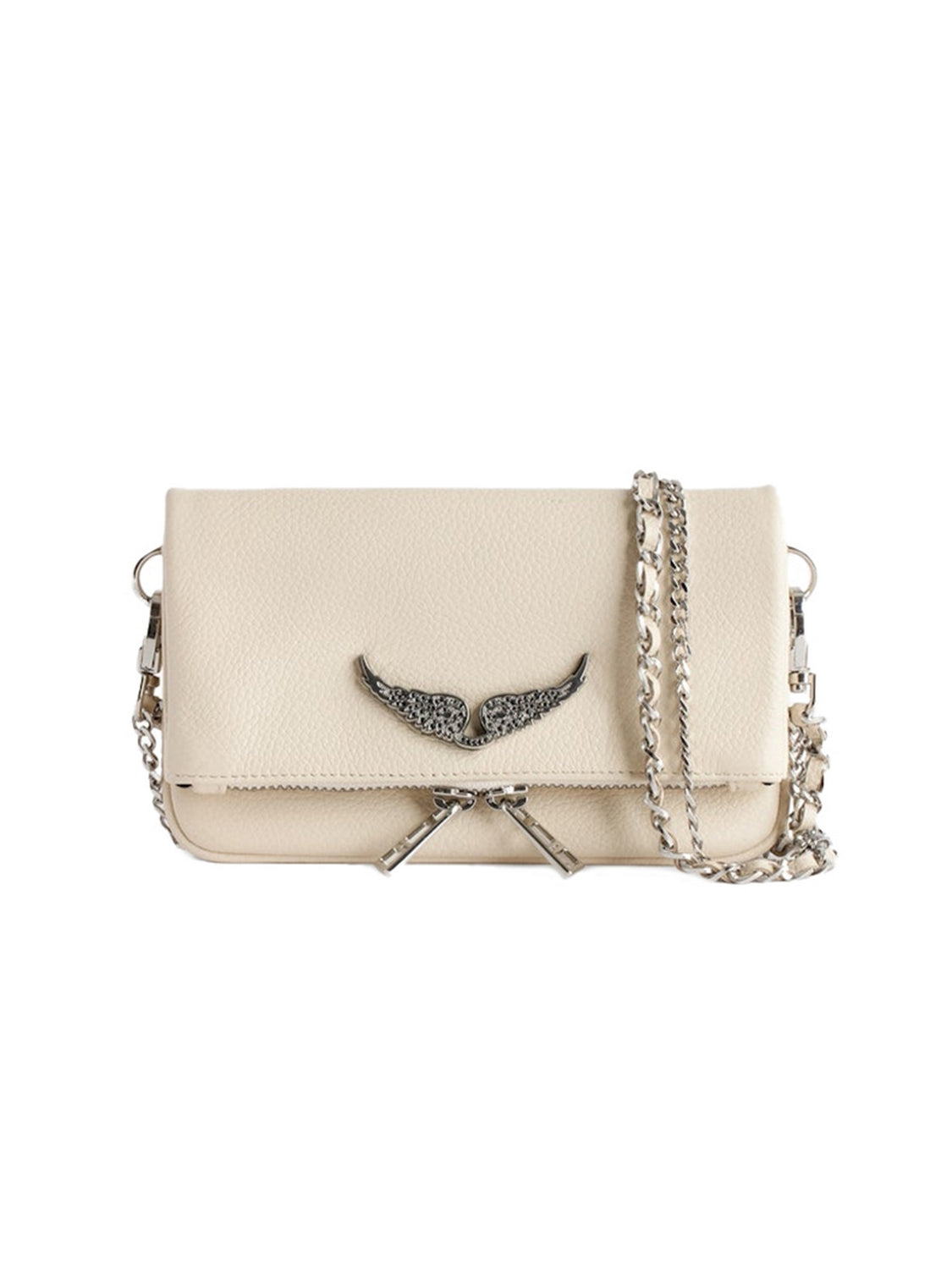 Pochette Rock Mini Grained Leather ZADIG&VOLTAIRE Donna - Bianco