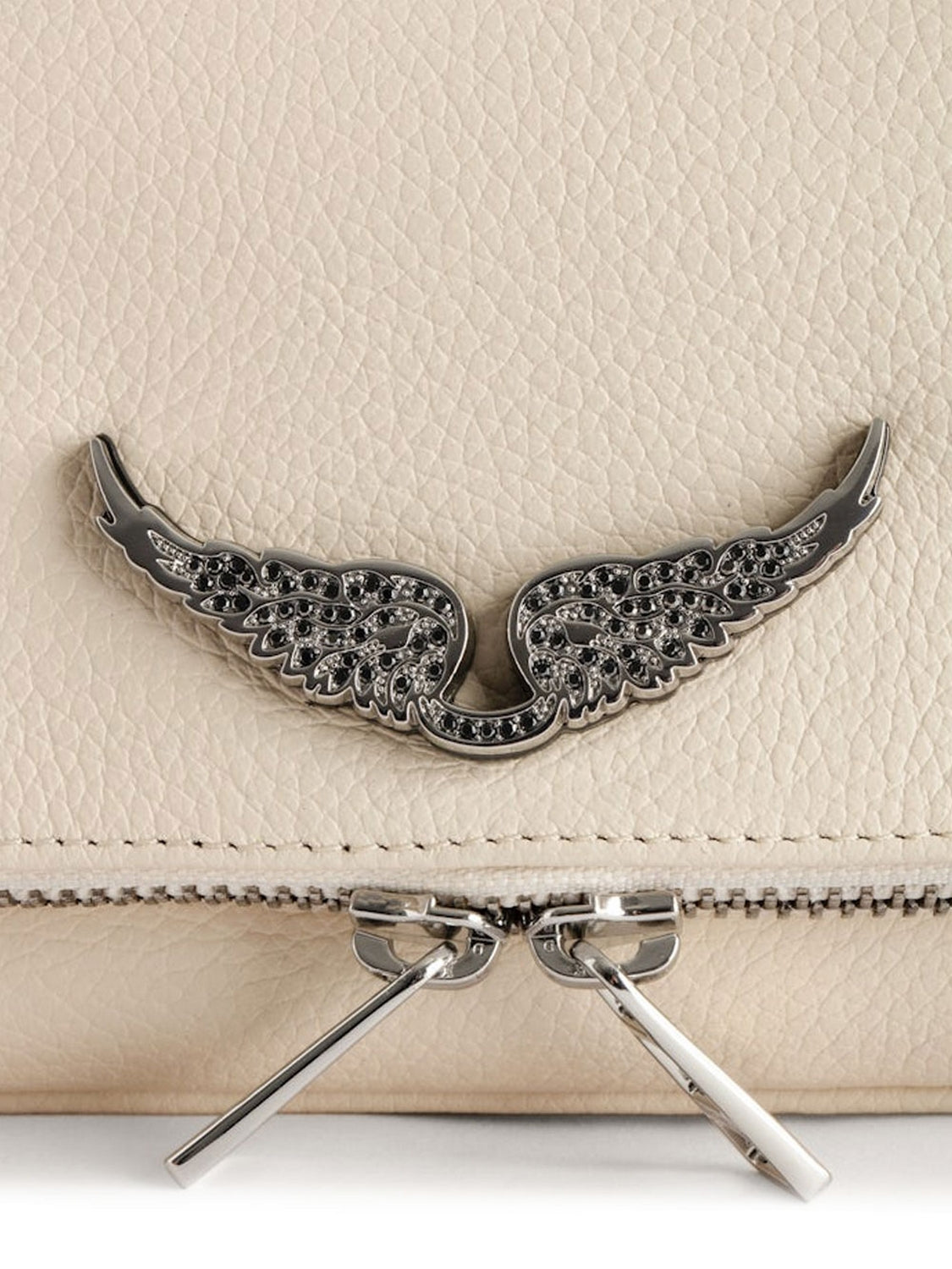 Pochette Rock Mini Grained Leather ZADIG&VOLTAIRE Donna - Bianco