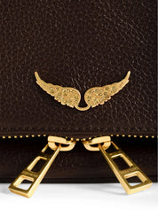 Pochette Rock Mini Grained Leather ZADIG&VOLTAIRE Donna - Marrone