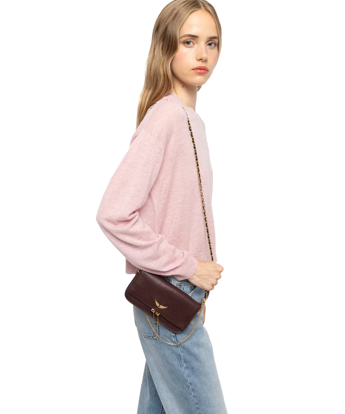 Pochette Rock Mini Grained Leather ZADIG&VOLTAIRE Donna - Viola