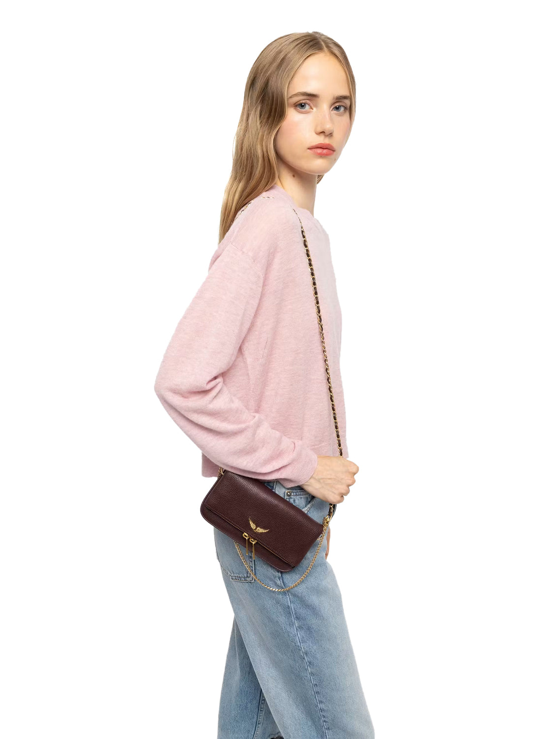 Pochette Rock Mini Grained Leather ZADIG&VOLTAIRE Donna - Viola