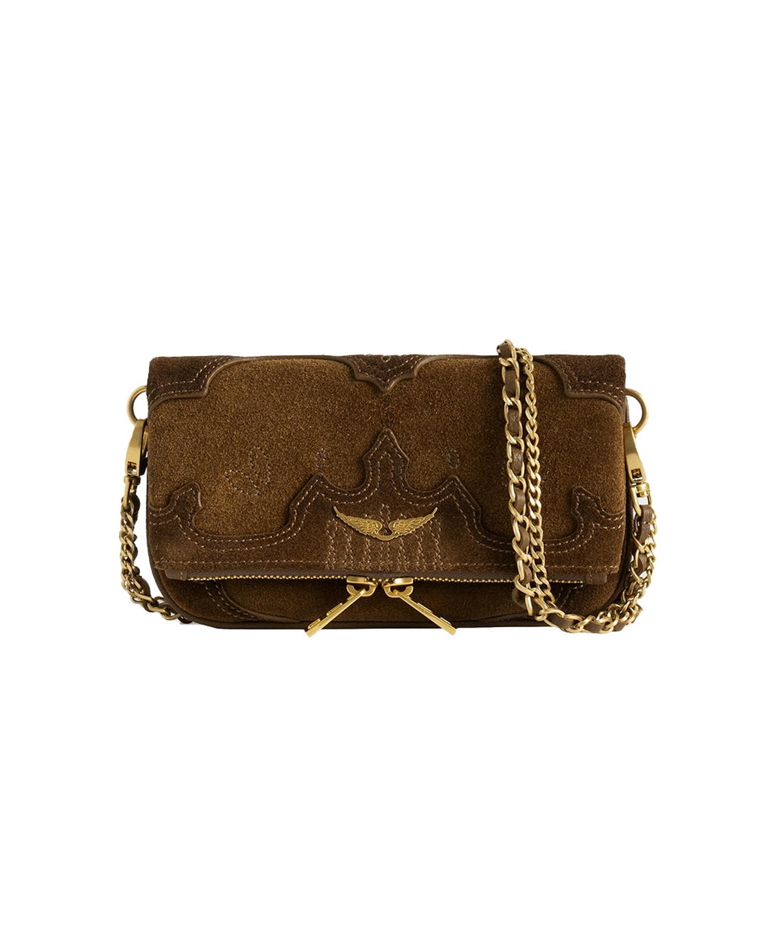 Pochette Rock Mini Western Used ZADIG&VOLTAIRE Donna - Marrone