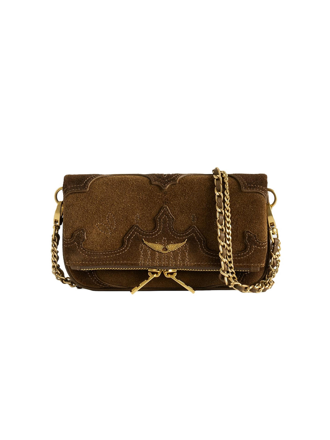 Pochette Rock Mini Western Used ZADIG&VOLTAIRE Donna - Marrone