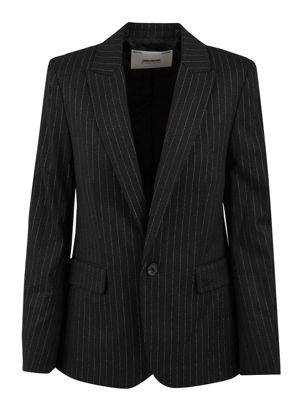 Giacca Blazer Valser pinstripes ZADIG&VOLTAIRE Donna - Grigio