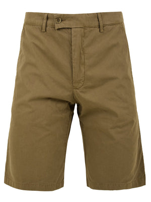 Bermuda homme en coton teint en pièce