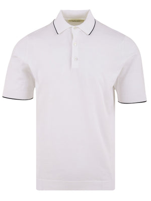 Polo FILIPPO DE LAURENTIIS Uomo PL1MC SU18R1 Bianco