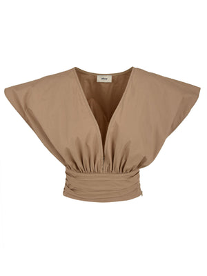 Chemisier femme beige
