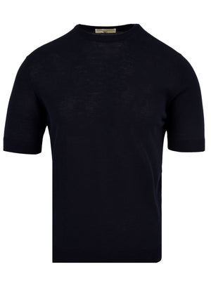 T-shirt Uomo con bordi a costine