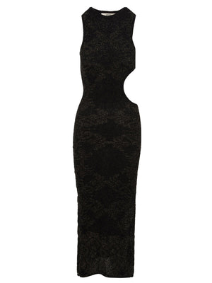 Women's dress with porthole opening