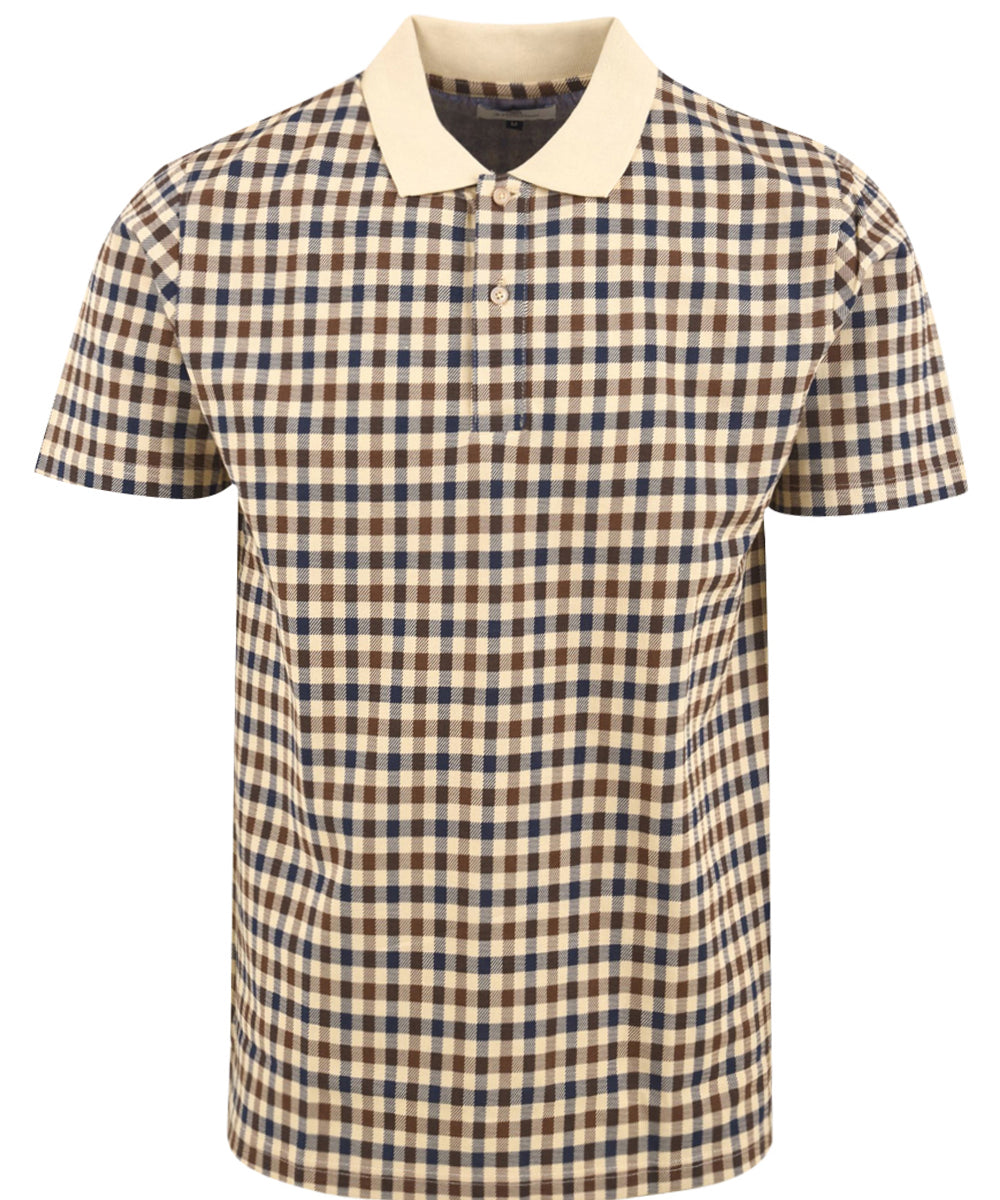 Polo AQUASCUTUM Uomo B004 PO004 Beige