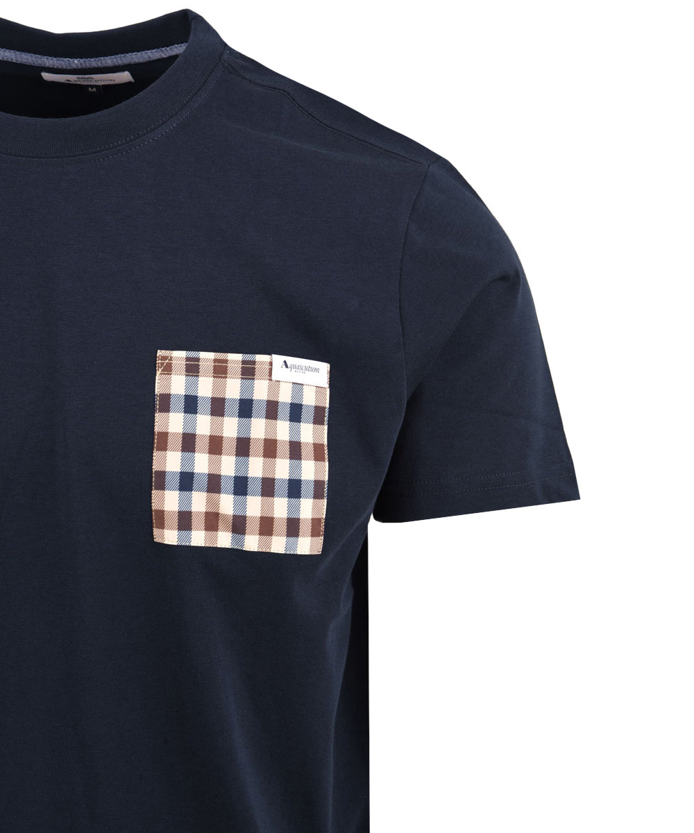 T-shirt AQUASCUTUM Uomo B004 TS003 Blue