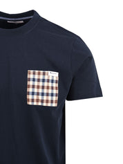 T-shirt AQUASCUTUM Uomo B004 TS003 Blue