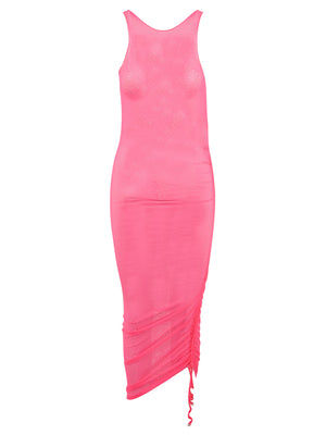 Robe perforée rose Effek femme
