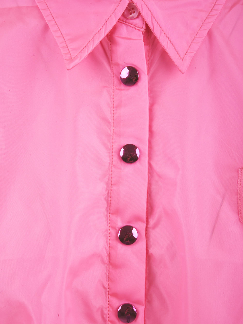Effek pink crop shirt