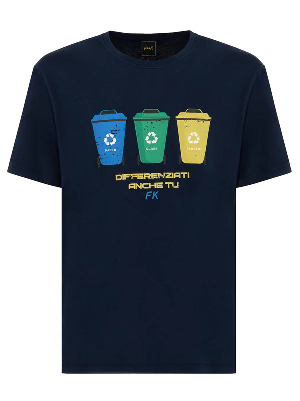 T-shirt EFFEK Uomo FK24-50051 Blue
