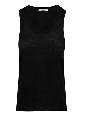 Débardeur femme Elio noir en coton