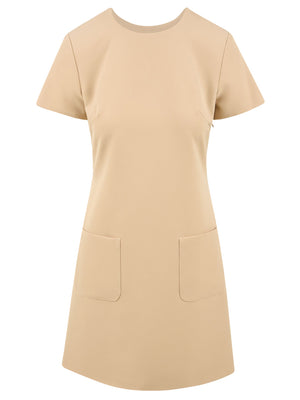 Robe femme Solotre avec décolleté hublot dans le dos