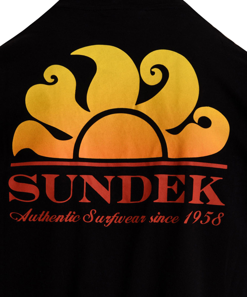 T-shirt SUNDEK Uomo M028TEJ7800 Nero