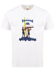 T-shirt SUNDEK Uomo M639TEJY300 Bianco