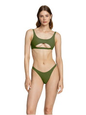 Costume Top Ribs Colour 4GIVENESS Donna - Verde