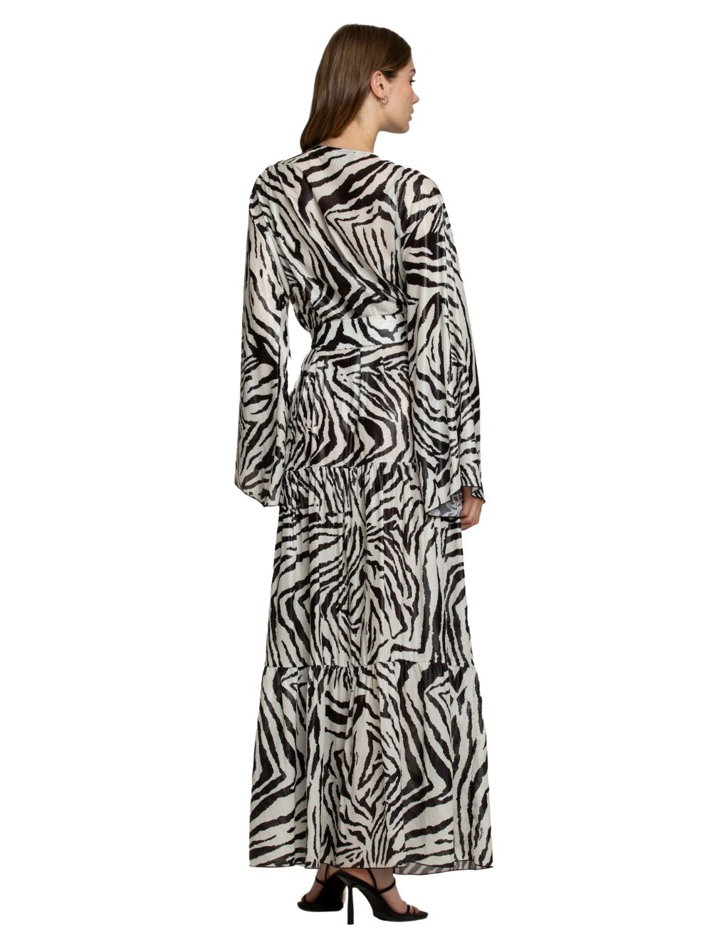 Kimono Con Cintura Zebra Night 4GIVENESS Donna - Multicolore