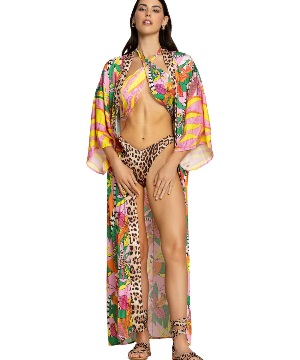 Kimono Lungo Fasano Feel 4GIVENESS Donna - Multicolore