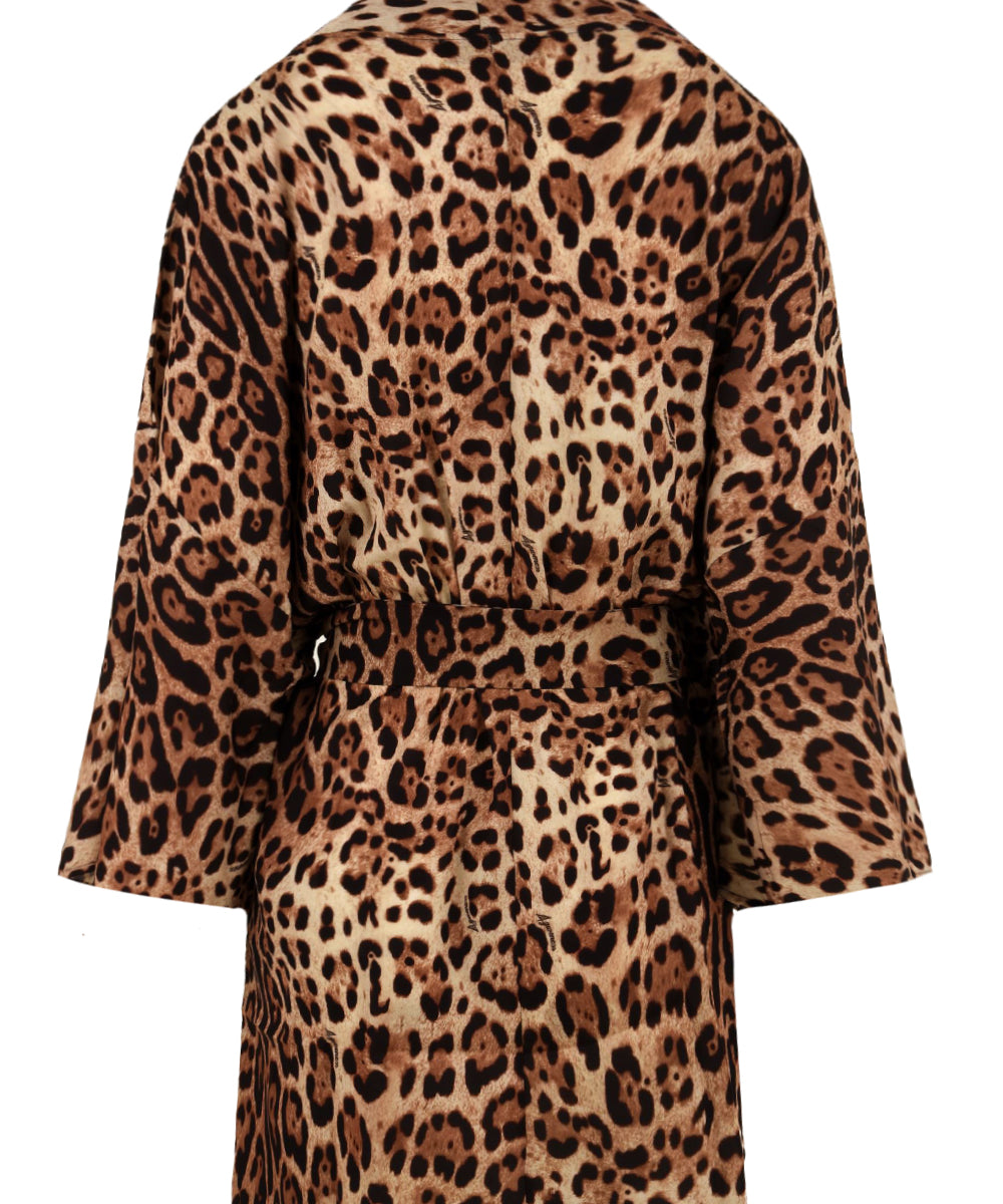 Kimono Corto Real Leopard 4GIVENESS Donna - Multicolore