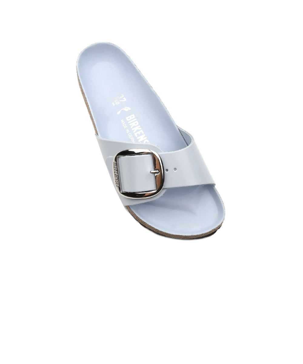 Sandalo Big Buckle Natural Leather BIRKENSTOCK Donna - Blue