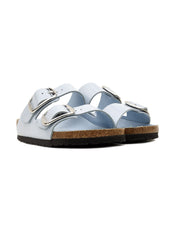 Sandalo Natural Leather BIRKENSTOCK Donna - Blue