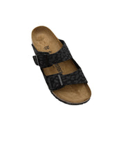 Sandalo Arizona Leo Synthetics BIRKENSTOCK Donna - Nero
