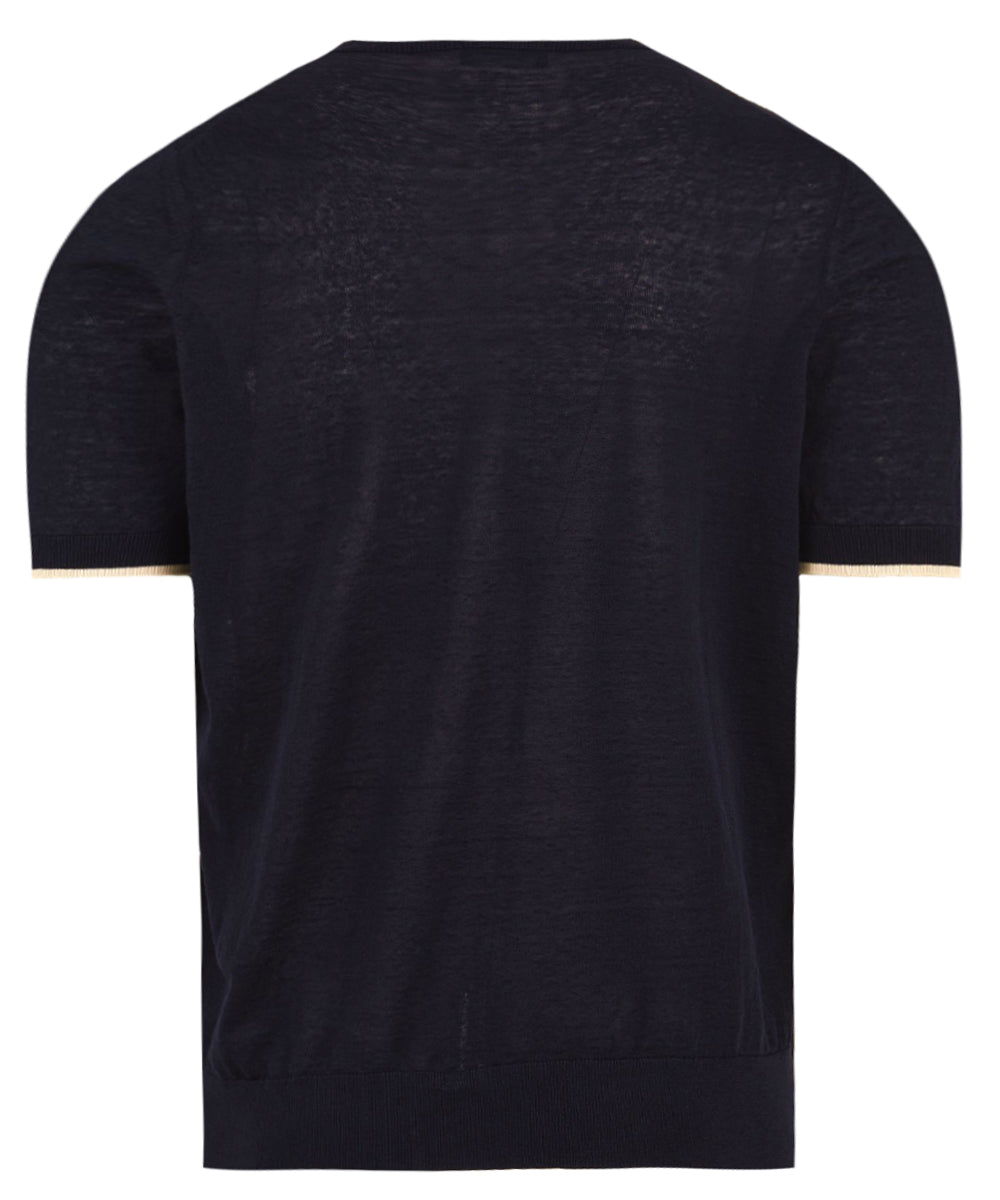 Maglia girocollo bicolore DRUMOHR Uomo - Blue