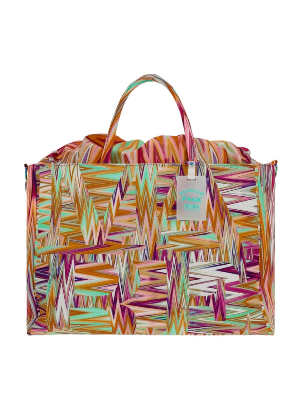 Borsa Printed Canvas Beach EFFEK Donna - Multicolore