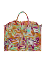 Borsa Printed Canvas Beach EFFEK Donna - Multicolore