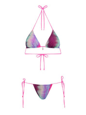 Costume Triangolo Slip Regolabile EFFEK Donna - Multicolore