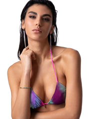 Costume Triangolo Slip Regolabile EFFEK Donna - Multicolore