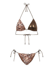 Costume Triangolo Slip Regolabile EFFEK Donna - Multicolore