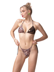 Costume Triangolo Slip Regolabile EFFEK Donna - Multicolore