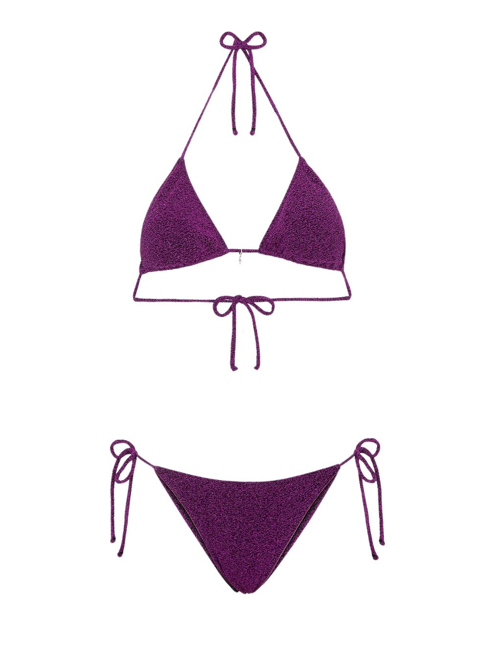 Costume Triangolo Slip Regolabile EFFEK Donna - Viola