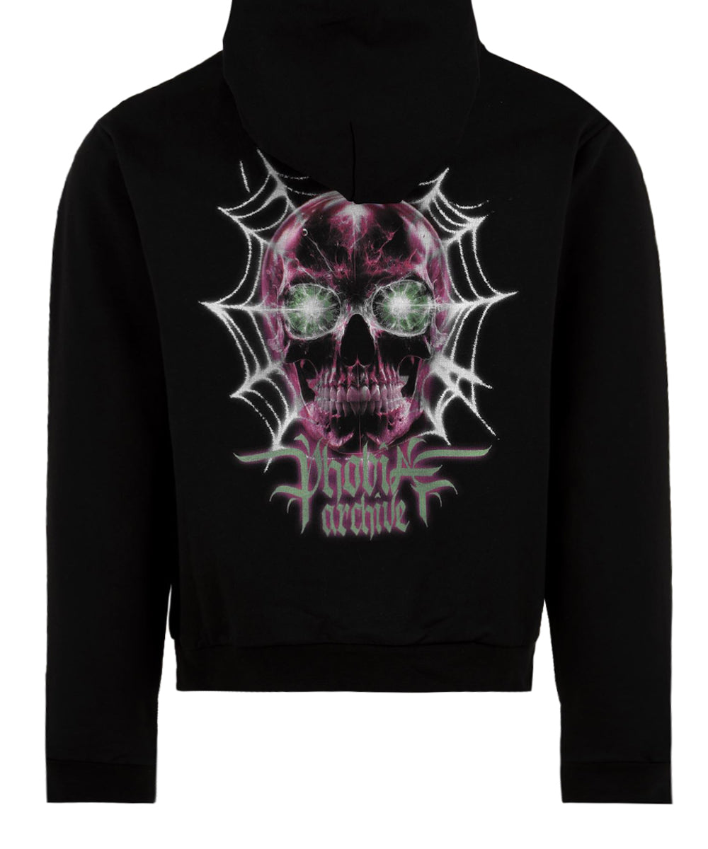 Felpa front Logo Skull PHOBIA Uomo - Nero